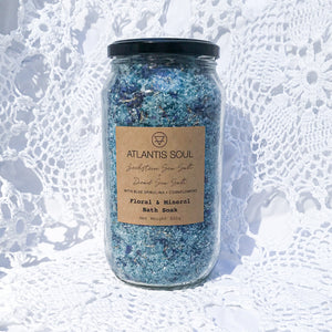 Blue Spirulina + Cornflowers Bath Salts
