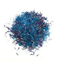 Load image into Gallery viewer, Blue Spirulina + Cornflowers Bath Salts